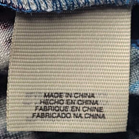 Macy's Rachel Roy Curvy Collection Womens Blue And Pink Blouse Size 2X - Picture 8 of 15